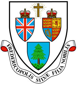 Coat of arms of Fredericton.svg