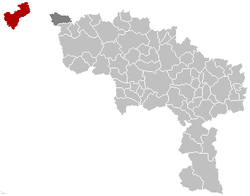 Comines-Warneton Hainaut Belgium Map.png