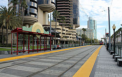 Convention Center (San Diego Trolley station).JPG