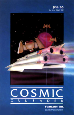 The cover of Cosmic Crusader.