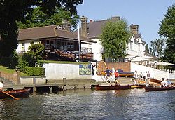 Clubhouse of Dittons Skiff and Punting Club