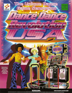 Dance Dance Revolution USA promotional flyer.png
