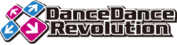 The current Dance Dance Revolution series logo.
