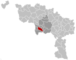Dour Hainaut Belgium Map.png