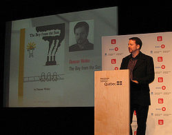 Duncan Weller at the Montreal Public Library for GG Awards Media Release 2007.jpg