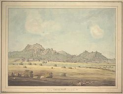 E. view of the hill fort of Chitaldrug (Mysore).JPG