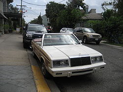 1987 Chrysler LeBaron Town & Country convertible