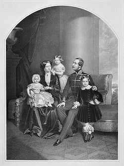 George V of Hanover and his family