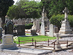 Graves, North Road Cemetery.JPG