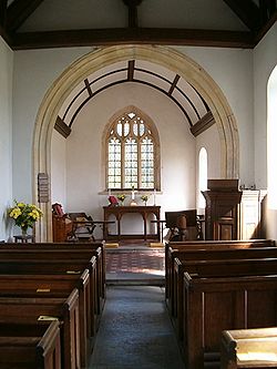 Interior of Downhead parish church - geograph.org.uk - 231207.jpg