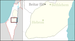 Ma'ale Hever is located in the West Bank