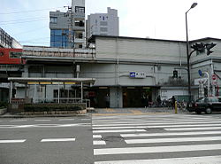 JR Morinomiya Station west entrance.jpg