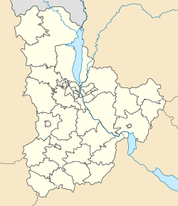 Chabany is located in Kiev Oblast