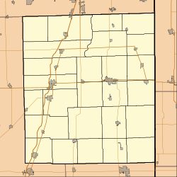 Donovan is located in Iroquois County, Illinois