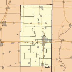 Muncie is located in Vermilion County, Illinois