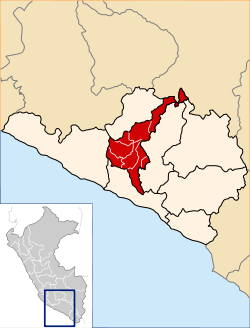 Location of the province Condesuyos in Arequipa.svg