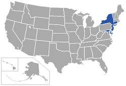 Metro Atlantic Athletic Conference locations