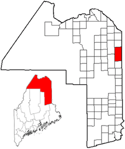 Location of Fort Fairfield, Maine
