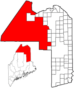 Location of Northwest Aroostook, Maine
