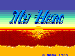 My Hero title screen