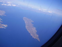 Aerial picture of Makronisos