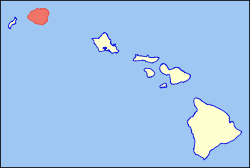 Map of Hawaii highlighting Kauai.svg