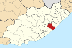 Location in the Eastern Cape