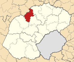 Location in the Free State
