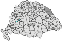 Location of Máramaros