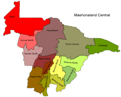 Mashonaland Central-constituency2008.gif