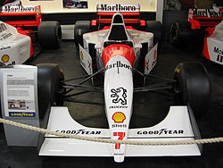 Number 7 McLaren MP4/9 driven by Häkkinen in the '94 season. From The Donington Collection.