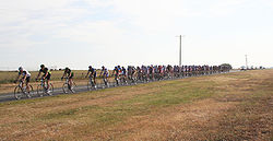 Riders in the 2007 race, near Werribee on the outskirts of Melbourne