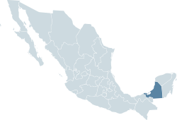 Mexico map, MX-CAM.svg