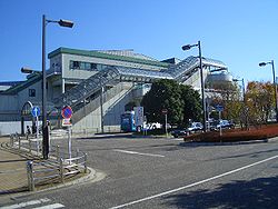 Mutsuai-Nichidaimae Station West Exit.JPG
