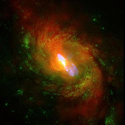 Composite image of NGC 1068.