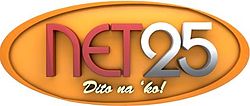 Net 25 logo and slogan