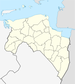 Location of Oostwold on a map of Groningen (province)