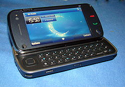 Nokia n97 mobile phone .JPG