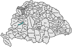 Location of Nyitra
