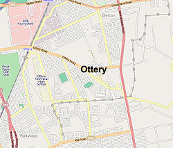 Street map of Ottery
