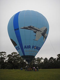No. 28 Squadron operates the RAAF's hot air balloons