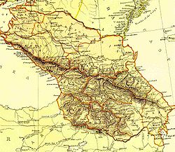 Location of Transcaucasia