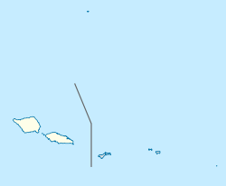 Manase is located in Samoa