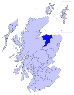 Moray within Scotland