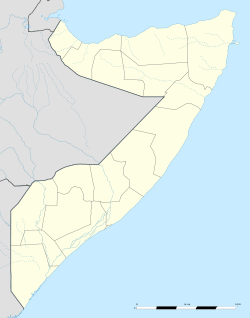Dheenle is located in Somalia