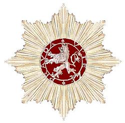 First Class Star of the Order of the White Lion