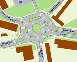 Map of Magic Roundabout