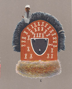 Image of mask of Tó Bájísh Chíní from Matthews 1902 text