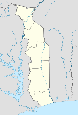 Location in Togo