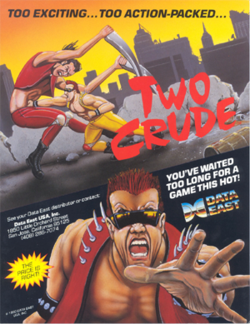 North American arcade flyer of the arcade version.